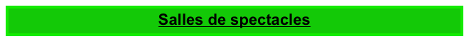 Salles de spectacles